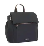 Storksak ST JAMES Large Black Nappy Bag & Cross Strap Quilted.. Retail $300