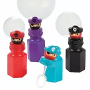 Pirate Character Bubbles - Toys - 12 Pieces