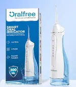 ORALFREE 【美國代購】無線牙齒清潔 4 種模式口腔沖洗器 牙套牙線清潔充電便攜 IPX7 防水F5025 白