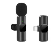 Lavalier Microphone Wireless Audio Video Recording Mini Mic For Android/iPhone