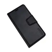 For Apple iPhone 11 Pro Case, Hanman Wallet Leather Flip Magnetic Stand Case Cover (Black)