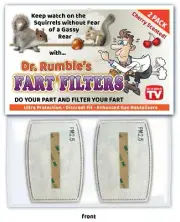 Squirrel Watcher FART FILTER - Joke Gag Funny Birthday Gift - Cherry AIR PM2.5