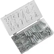 Generic 200Pcs Springs and Extension Assortment, Steel Wire with Storage Box, Replacement for Multipurpose Construction
