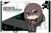 HAKUBA Character Mode Slim Soft Pass Case Infinite Dendrogram Marie Adler SD Made in Japan Passenger Card Case with Back Window Pocket for Easy Access Thin Compact with Ball Chain