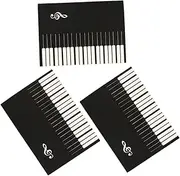 ibasenice 3pcs Music Composition Notebook Piano Guitar Stave Reusable Manuscript Staff Notebook for Boys and Girls Beginners