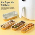 30/50Pcs Rectangle Mini Bread Packing Foil Box Cupcake baking Tray Cooking Tool