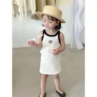 在飛比找ETMall東森購物網優惠-一歲女寶寶衣服吊帶小香風夏裝