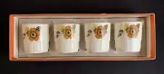 Vintage Palissy England Egg Cups Clovelly Royal Worcester Tableware Set