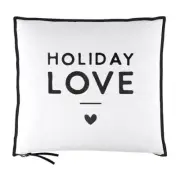 Mini Pillow Falala Love You Pillows Linen Square Decorative Cushion - Pack of 2