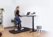 Lifespan Fitness V-FOLD Treadmill with ErgoDesk Automatic Standing Desk 1500mm i