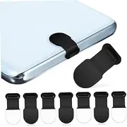 Gadpiparty 8Pcs Type C Dust Plug Covers Lightweight USB Protectors for Type C Smartphones Strong Adhesive Easy to Install Prevent Dirt and Lint