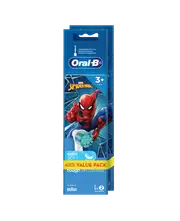 Kids Marvel Spider-Man Replacement Brush Head Refills 4 Pack