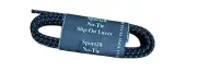 1 Pair Blk/Wht Elastic shoelaces stretch and forget no tie comfortable slip-on