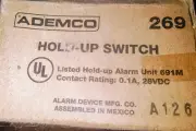 Ademco 269 Hold-Up Switch with Keyed Reset
