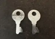2 New Nos Lori Corp Southington, Connecticut Padlock Lock Keys. Free Ship