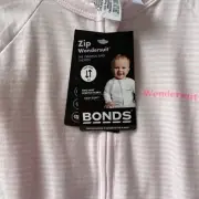 Bonds pink stripe wondersuit | size 3