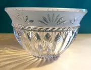 Cristal D'Arques Carthage Design - 24% Lead Crystal Large Bowl - Made In France