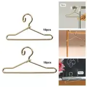 10 Pieces Doll Hangers Furniture Doll Outfit Hanger Doll Gown Dress Mini Clothes