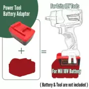 Battery Adapter for Milwaukee 18V Convert to For Ozito Power 18V Tools Connector