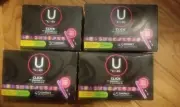 4 boxes U By Kotex Click Comfortflex Unscented Tampons 90 regular and 75 Super