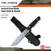 Tac-force 11.5 Inch Tactical Hunting Fixed Blade Fixed Blade Knife W Sheath Tf-