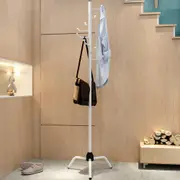 White Coat Clothes Cloth Rack Umbrella Stand Tree Hanger Hook Organiser Hat