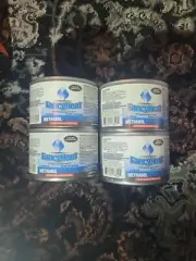 Methanol Blue Gel 2.5 Hour Handy Chafing Fuel Flame Gel 7 oz Lot Of 4 Cans