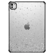 iPad Pro 11-inch (M4) iPad Impact Case Silver Stars Rain Transparent
