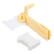 150Pcs Plastic Floss Bobbin Sewing Thread Card Board with Winder, Clear