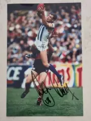 WAYNE CAREY KANGAROOS SIGNED IN PERSON 8 X 12 INCH PHOTO AFL FOOTBALL