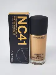 New Authentic MAC Cosmetics Studio Fix Fluid SPF 15 Foundation NC41