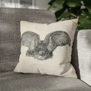 CUSHION COVER PILLOW CASE|LONG-EARED-BAT