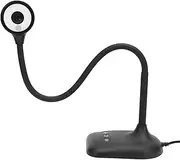 USB Document Camera 5MP Autofocus LED Webcam for Teaching Office White