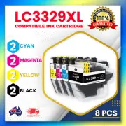 8x Ink Cartridges LC-3329XL Compatible For Brother MFC-J5930DW MFC-J6935DW