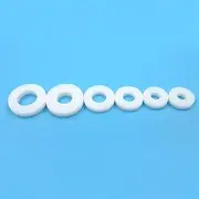 LUMIXE 20pcs PTFE Flange Gasket Shaft Washer Sealing Sleeve, for RC Boat Ship Model Shaft Assembly (Color : Inner Dia. 3.18mm)