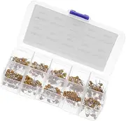Hohopeti Electronics Diy Capacitor Kit Pcs Assorted Ceramic Capacitors in Plastic Box p to Nf for Projects