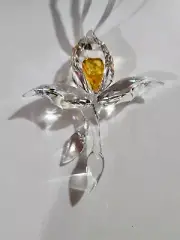 SWAROVSKI Crystal African Orchid Ornament Exclusive 2018 SCS New NIB 5301554