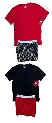 Calvin Klein Men’s T-Shirt & Boxers Sleep/Loungewear Pajama Set; Sizes M, L; NWT