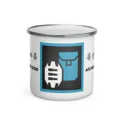 Guard Dog Stratagem 12oz Enamel Mug