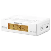 Sangean RCR-5 FM / AM Digital Clock Radio - White