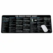 SQL Database Administrators Analysts Programming Coding Computer Short Cut Shortcuts Keys Gaming Keyboard Mouse Pad Mousepad Gift 300*800*3MM