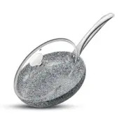KOCH SYSTEME CS Frying Pan with Lid, 8 Inch Frying Pan with Nonstick Granite ...