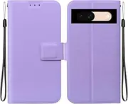 Compatible with Google Pixel 8a 5G Flip Kickstand case Cover,Compatible with Google Pixel 8a 5G Magnetic Wallet Case Purple