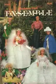 FASHION DOLL ENSEMBLE 12 BARBIE OUTFITS ANNIE'S DIGEST SEWING PATTERN BOOK HTF
