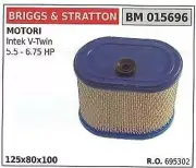 Air Filter Briggs&stratton Lawn Mower Lawnmower Intek Els V Twins