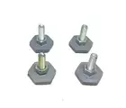 4 x Universal Front Loader Washing Machine Screw feet Leg M10 0080