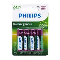 在飛比找蝦皮商城優惠-PHILIPS 低自放鎳氫充電電池 3號 / 4號【美日多多