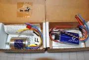 Aveox 1409/2Y motor and F5LV ESC combo, 5mm shaft, New!