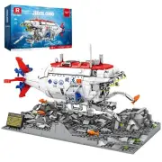 Jiaolong Submarine Building Set for Adults, Military Submarine Ship Toys with...