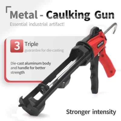 Rotatable CaulkingGun Manual Glue Sealant Gun Finishing Tool Corner Seam Filling